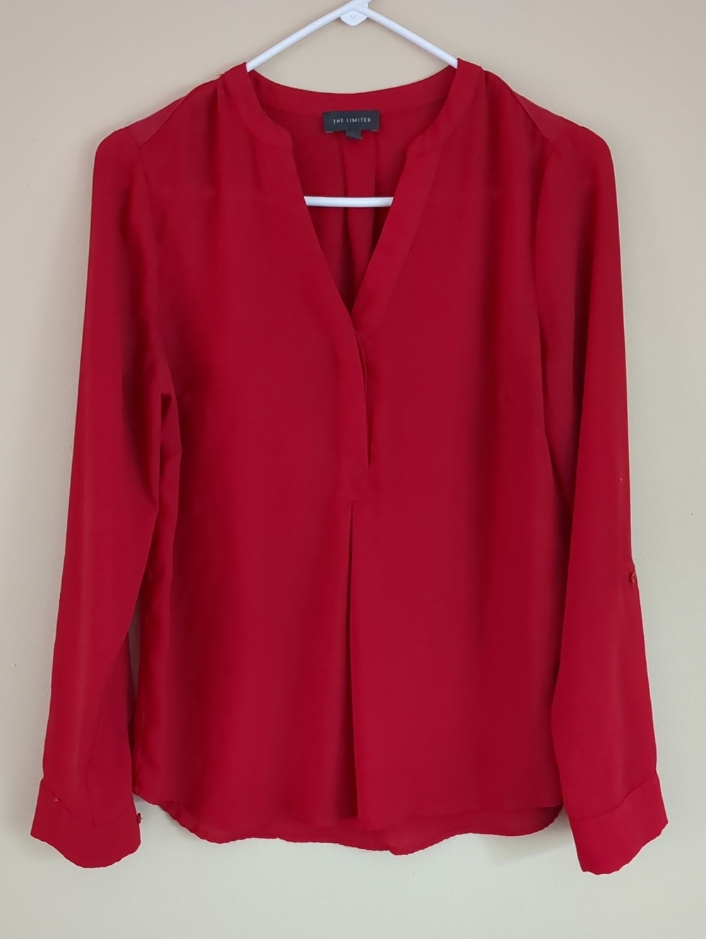 Medium Red The Limited Semisheer Shirt Top
